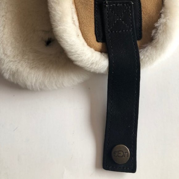 UGG ​genuine shearling suede trapper hat. Aviator. Sheepskin. Small, Medium main image 10